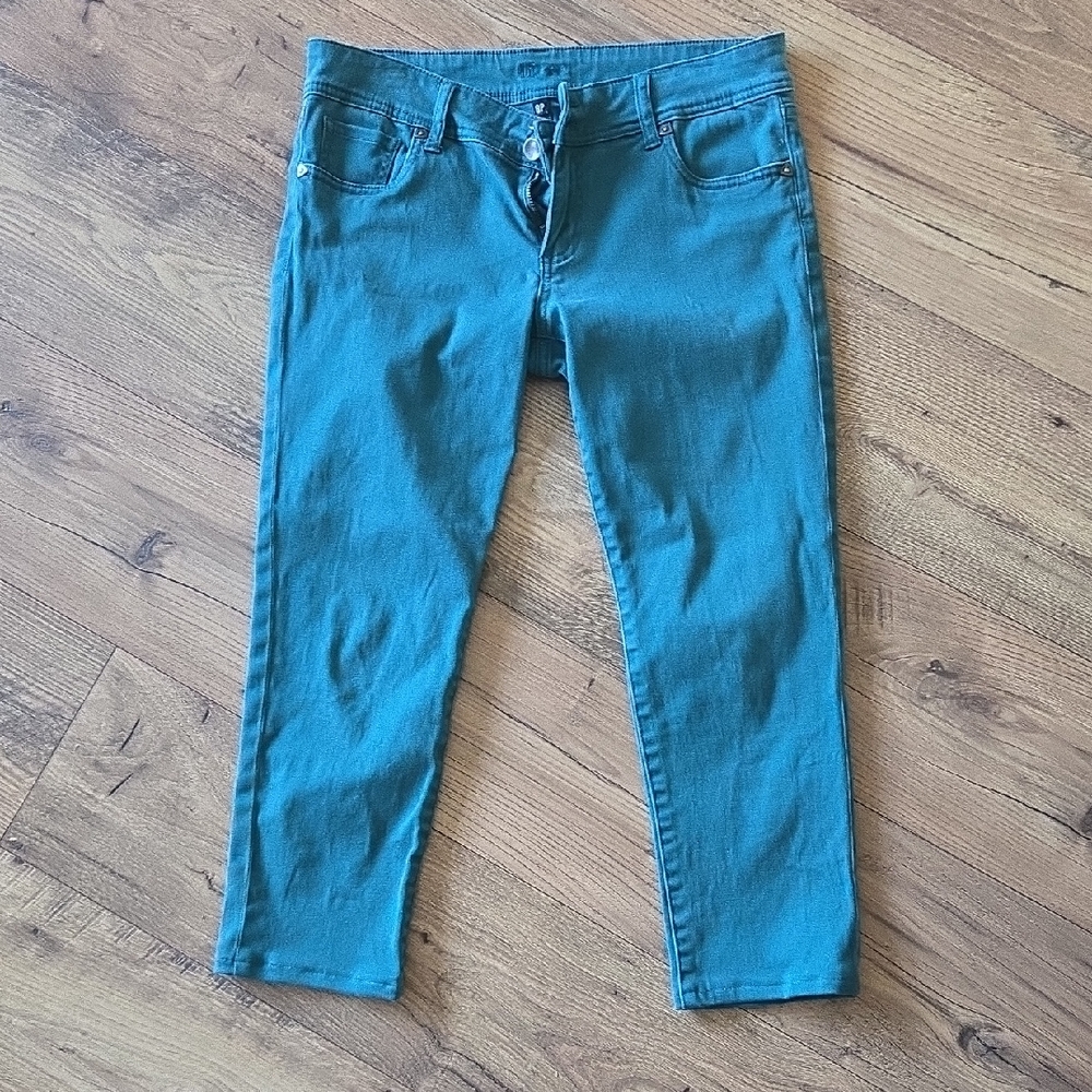Kut from the Kloth Teal Ankle Jeans
